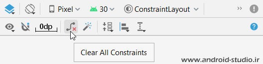 حذف تمامی خطوط اتصال با Clear All Constraints