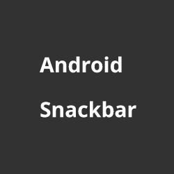 کار با Snackbar متریال دیزاین