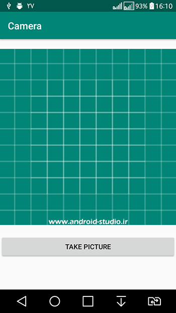 اجرای پروژه استفاده از برنامه داخلی دوربین در برنامه نویسی اندروید