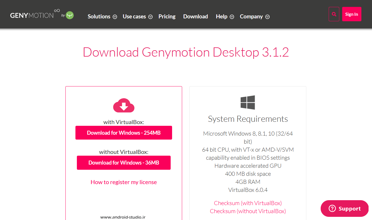 free download genymotion