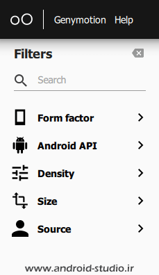فیلتر کردن دیوایسها بر اساس مشخصات