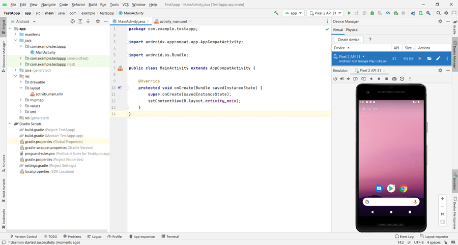 محیط توسعه اندروید استودیو