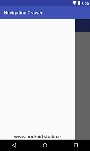 Sliding Menu به اکتیویتی اضافه شد