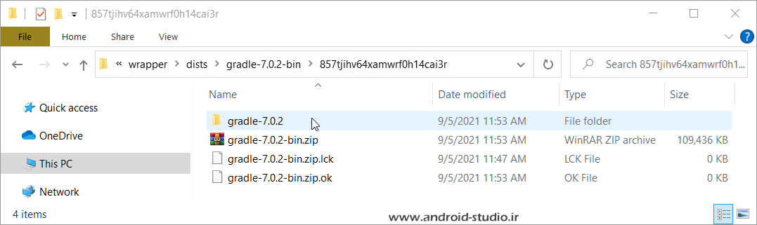 نصب آفلاین Gradle در اندروید استودیو