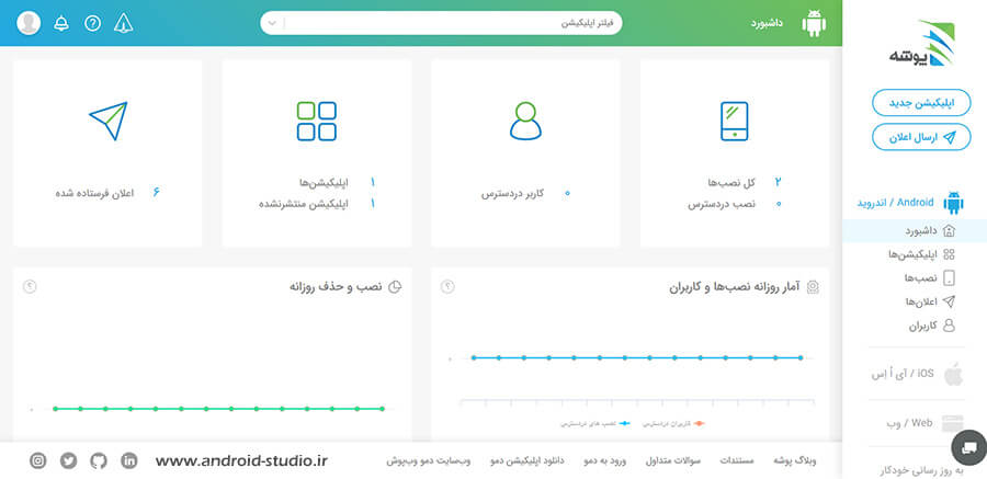حساب کاربری پوشه