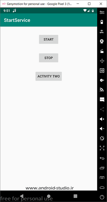 اجرای Service در اندرویدهای 8 و 9