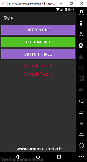 حذف Light از تم AppTheme