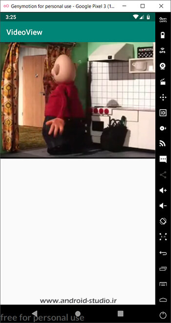 پخش ویدئو توسط ViewoView در برنامه نویسی اندروید
