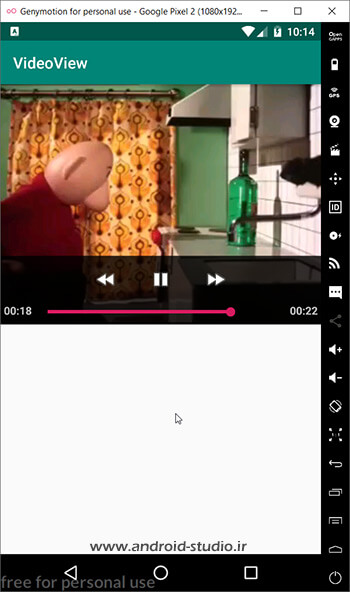 پخش ویدئو در اندروید از نقطه توقف توسط متد onRestoreInstanceState